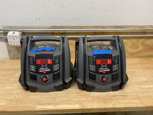 lot 105 image: SHUMACHER Lot of 2-  Battery Extender 12-Volt 1,200 Amp Battery Jump Starters