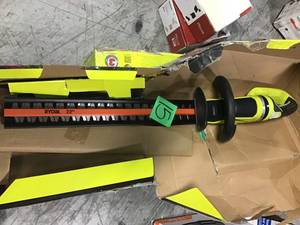 ONE Lithium 22 in. 18-Volt Lithium-Ion Cordless Hedge Trimmer - 1.5 Ah Battery and Charger Included by RYOBI in good condition