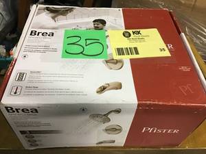 Brea Single-Handle 3-Spray Tub and Shower Faucet in Brushed Nickel with Waterfall Spout (Valve Included) by Pfister&nbsp in good condition
