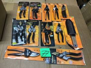MIX LOT OF 34 in. Cutting Capacity Steel Blades with SoftGrip Handles Bypass Pruner by Fiskars&nbspin good condition