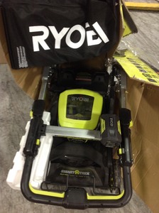 20 in. 40-Volt Brushless Lithium-Ion Cordless Smart TREK Self-Propelled Walk Behind Mower w6.0 Ah Battery and Charger by RYOBI used in good conditions