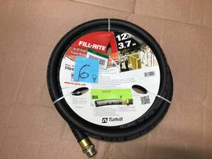 lot 6 image: 34 in. x 12 ft. Fuel Transfer Hose by FILL-RITE  in good condition