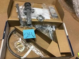 lot 24 image: Tallinn 4 in. Centerset Single-Handle Bathroom Faucet in Starlight Chrome by GROHE in good condition