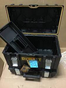 lot 30 image: ToughSystem DS130 22 in. Tool Box by DEWALT  in good condition
