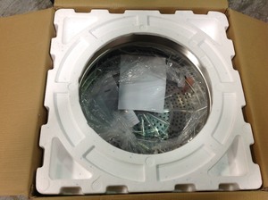lot 103 image: Yukon 27 in. Round Stainless Steel Wood Burning Fire Pit Plus Stand in good conditon