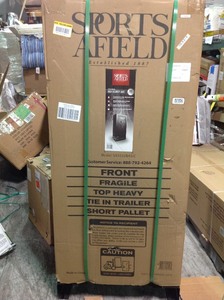 lot 107 image: 30 Gun Fire Rated, E-Lock Gun Safe, Black Textured  in good condition