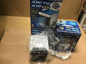 lot 64 image: Ultra 76 CFM 3 Speed Settings Compact Portable Evaporative Air Cooler for 45 sq. ft. by ARCTIC AIR  in good condition