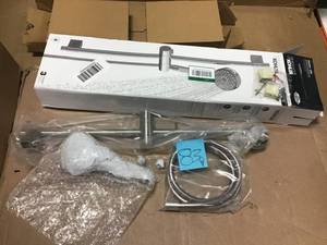 lot 83 image: Awaken 3-Spray Function Hand Shower with Slide Bar Kit in Vibrant Brushed Nickel by KOHLER  in good condition