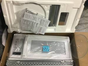 lot 91 image: 1.6 cu. ft. Over the Range Microwave in White  in good condition