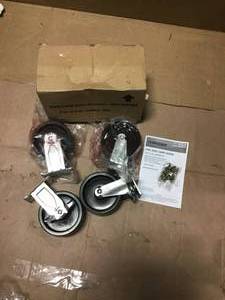 lot 99 image: 5 in. Black PP Caster Kit by Husky  in good condition