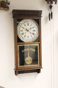 lot 12 image: Regulator Ingram Clock And Calendar