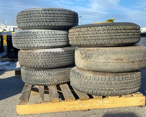 lot 50 image: Pallet of Wheels ST23580R16
