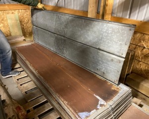 lot 10 image: Rustic Tin Sheets