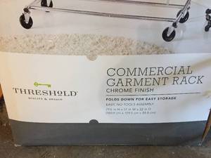 lot 4 image: Commercial Garment Rack