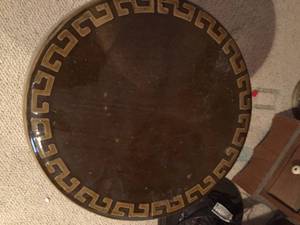 lot 94 image: Dragon Themed Garden Stool