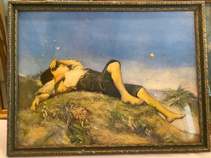 lot 121 image: Six Assorted Vintage Framed PicturesPrints