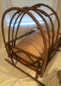 lot 156 image: Crib made of TwigsBranches