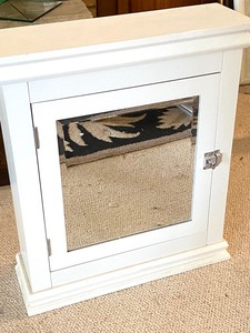 lot 97 image: New Deecorative Vanity Cabinet with a Mirror