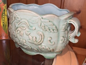 lot 176 image: 3 Faux Books and a Decorative Planter and Vase
