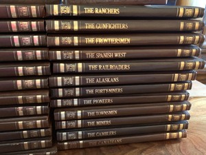 lot 40 image: Full Set of 26 Volumes of Time Life Books The Old West