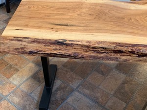 lot 50 image: Butternut Walnut Handcrafted Table