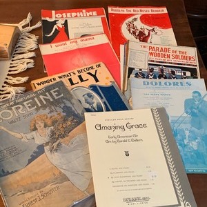 lot 53 image: Vintage Sheet Music