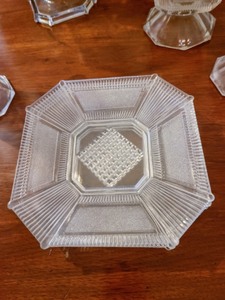 lot 40 image: Pleats And Panels Depression Glassware
