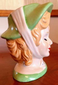 lot 45 image: Nippon Lady Vase Head