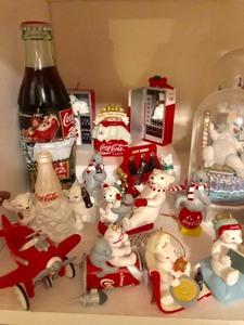 lot 18 image: Lot of over 30 Coca-Cola Christmas Ornaments