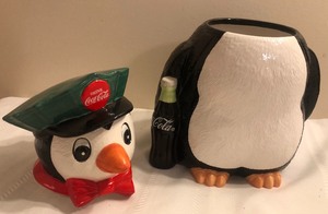 lot 27 image: Rare Penguin Coca-Cola Cookie Jar