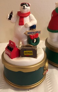 lot 37 image: Set of Four Coca-Cola Musical Figurines