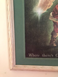 lot 114 image: Coca-Cola Where There is Coca-Cola There is Hospitality Framed Print
