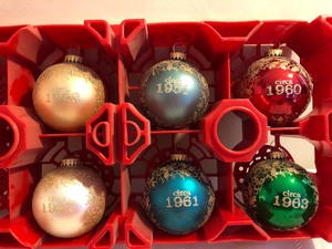 lot 121 image: 8 Dated Coca-Cola Ornaments