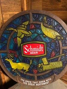 lot 178 image: Schmidt Beer Sign