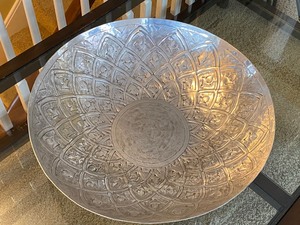 Large Decorative Metal Bowl