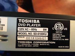 Toshiba DVD Player