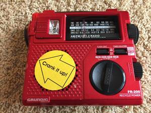 Grundig AM  FM  Emergency Radio With Nylon Case In Original Box