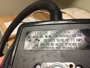 Oreck XL Ironman Vac