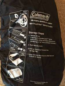 Two Coleman Queen Size Air Beds