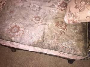 Wicker Padded Bench