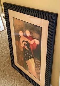 Large Framed Print with Decorative Frame