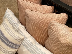 Lot of Seven Decorative Throw Pillows