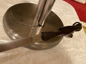 Ice Serving Bucket, Paper Towel Holder & Cutco Grill Fork