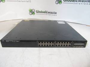 lot 5 image: WS-C3650-24PS-S Cisco 24 Port 3650 24 PORT POE  switch w4 SFP