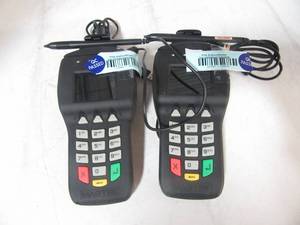 lot 50 image: 2 POS Magtek Credit Card machine, with cables