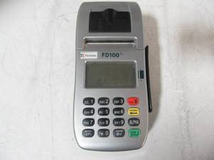 lot 60 image: FirstData FD100 POS CC processor, reciept printer