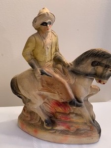 lot 85 image: Lone Ranger Chalkware Figurine and More