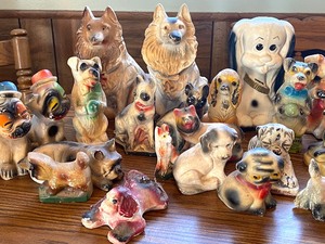lot 51 image: Large Lot of Chalkware Figurines