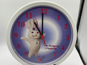lot 127 image: 1996 Pillsbury Doughboy Wall Clock