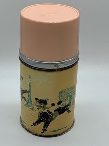 lot 130 image: Vintage Aladdin Poodle Thermos